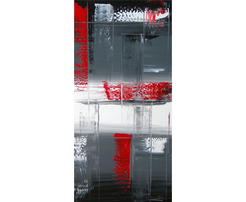 Quadro dipinto a mano: Black light 032